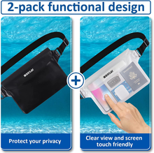 Carica l'immagine nel visualizzatore di Gallery, 2 Pezzi Borsa Impermeabile Mare Accessori, Custodia Impermeabile, Marsupio Imper