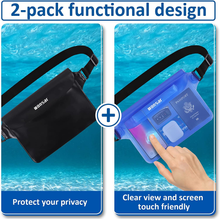Carica l'immagine nel visualizzatore di Gallery, 2 Pezzi Borsa Impermeabile Mare Accessori, Custodia Impermeabile, Marsupio Imper
