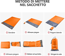 Carica l'immagine nel visualizzatore di Gallery, BALCONY&FALCON Telo Spiaggia Antisabbia, Telo Da Mare Grande Coperta Da Spiaggia