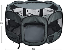 Carica l'immagine nel visualizzatore di Gallery, - Recinto Portatile per Animali Domestici, 114 Cm, Grigio