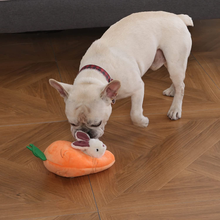 Carica l'immagine nel visualizzatore di Gallery, - Giocattolo in Peluche per Cani, Gioco Del Nascondino Con Coniglio E Carota Con