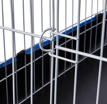 Carica l'immagine nel visualizzatore di Gallery, Gabbia per Animali Domestici, Con Base in Rete, Colore Blu