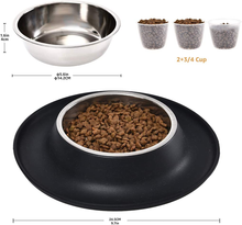 Carica l'immagine nel visualizzatore di Gallery, - Ciotola per Animali Domestici Con Base Rotonda in Silicone - Grande, Colore: N