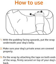 Carica l'immagine nel visualizzatore di Gallery, , Pannolini Usa E Getta per Cani Maschi - M, Confezione Da 50