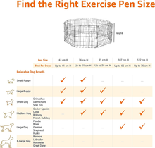 Carica l'immagine nel visualizzatore di Gallery, , Box per Esercizi per Cani E Animali Domestici, Pieghevole, in Metallo, Con Por