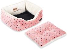 Carica l'immagine nel visualizzatore di Gallery, Cuddler, Cuccia per Animali Domestici - Taglia S, Rosa a Pois