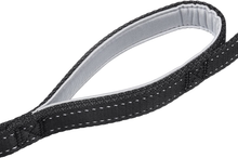 Carica l'immagine nel visualizzatore di Gallery, - Guinzaglio Imbottito per Cani, Con Doppia Maniglia, 1,8 M, Nero