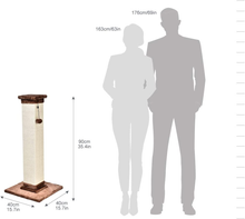 Carica l'immagine nel visualizzatore di Gallery, - Palo Tiragraffi per Gatti, Alto E Grande, Di Qualità, 40,6 X 89 X 40,6 Cm, Moq