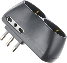 Carica l'immagine nel visualizzatore di Gallery, S3614G Adattatore B4, Bipasso 10/16A E 2 Prese P30, Spina 16A, 1500 W, 250 V, Ne