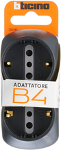 Carica l'immagine nel visualizzatore di Gallery, S3614G Adattatore B4, Bipasso 10/16A E 2 Prese P30, Spina 16A, 1500 W, 250 V, Ne