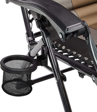 Carica l'immagine nel visualizzatore di Gallery, - Sedia a Sdraio Zero Gravity, Imbottita, Nero, Set Da 2