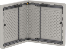 Carica l'immagine nel visualizzatore di Gallery, Heavy Duty Cavalletto Da Tavolo Pieghevole Argento, 4 Piedi, 122 X 61 X 72 Cm Di