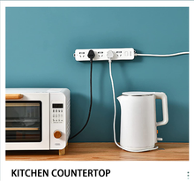 Carica l'immagine nel visualizzatore di Gallery, 8 Pezzi Supporto per Ciabatta, Supporto per Presa Adesiva Senza Punzonatura, Sup