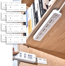 Carica l'immagine nel visualizzatore di Gallery, 8 Pezzi Supporto per Ciabatta, Supporto per Presa Adesiva Senza Punzonatura, Sup
