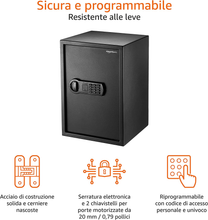 Carica l'immagine nel visualizzatore di Gallery, - Cassaforte per Uso Domestico, 50 L