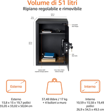 Carica l'immagine nel visualizzatore di Gallery, - Cassaforte per Uso Domestico, 50 L