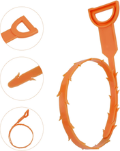 Carica l'immagine nel visualizzatore di Gallery, - Strumento per La Pulizia Degli Scarichi Intasati, Confezione Da 6 Pezzi