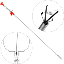 Carica l'immagine nel visualizzatore di Gallery, - Strumento per La Pulizia Degli Scarichi Intasati, Confezione Da 6 Pezzi