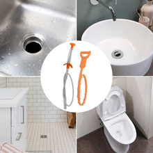 Carica l'immagine nel visualizzatore di Gallery, - Strumento per La Pulizia Degli Scarichi Intasati, Confezione Da 6 Pezzi