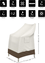 Carica l'immagine nel visualizzatore di Gallery, - Copertura Protettiva per Sedia a Schienale Alto Da Giardino