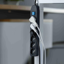 Carica l'immagine nel visualizzatore di Gallery, 62074 Multipresa, Nero, 6 Posti