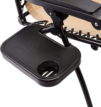 Carica l'immagine nel visualizzatore di Gallery, - Sedie a Sdraio Zero Gravity Con Tavolino, Set Da 2, Beige