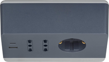 Carica l'immagine nel visualizzatore di Gallery, S3711DBU Ciabatta Elettrica Multipresa Da Scrivania, Spina Piccola 10A, 2 Prese