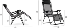 Carica l'immagine nel visualizzatore di Gallery, - Sedia a Gravità Zero, Nero