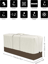 Carica l'immagine nel visualizzatore di Gallery, - Sacca Di Protezione per Cuscini per Sedie/Panche Da Giardino