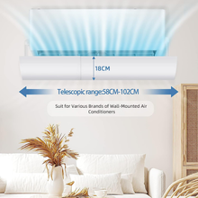 Carica l'immagine nel visualizzatore di Gallery, Deflettore per Condizionatore Universale, Parabrezza Aria Condizionata Regolabil
