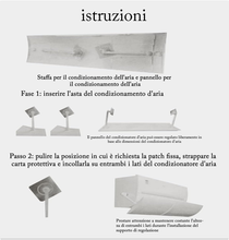 Carica l'immagine nel visualizzatore di Gallery, Deflettore per Condizionatore Universale, Parabrezza Aria Condizionata Regolabil