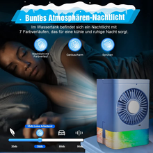 Carica l'immagine nel visualizzatore di Gallery, Aria Condizionata Mobile Con 7 Luci Colorate 3 Velocità, 700 Ml, Display HD Pers