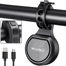 Carica l'immagine nel visualizzatore di Gallery, Campanello Bici, Allarme Clacson Elettrico, Volume Regolabile 130 Decibel, Clacs