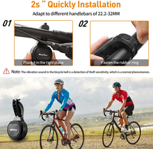 Carica l'immagine nel visualizzatore di Gallery, Campanello Bici, Allarme Clacson Elettrico, Volume Regolabile 130 Decibel, Clacs