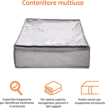 Carica l'immagine nel visualizzatore di Gallery, - Contenitore Portaoggetti Sottoletto, Con Chiusura Lampo, Confezione Da 2