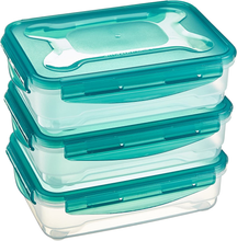 Carica l'immagine nel visualizzatore di Gallery, - Set Di Contenitori a Chiusura Ermetica per Alimenti, 3 Pezzi Da 1,2 L