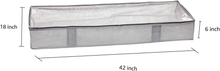 Carica l'immagine nel visualizzatore di Gallery, - Contenitore Portaoggetti Sottoletto, Con Chiusura Lampo, Confezione Da 2