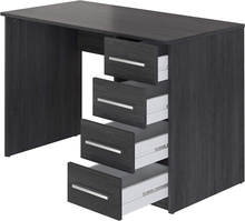 Carica l'immagine nel visualizzatore di Gallery, , Scrivania Con 4 Cassetti in Stile Moderno, Modello Idro, 56 X 110 X 73 Cm, Col
