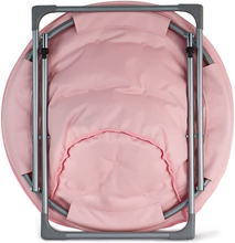 Carica l'immagine nel visualizzatore di Gallery, - Sedia a Disco in Pelliccia Sintetica Con Struttura in Metallo