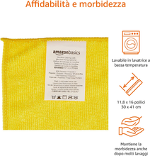 Carica l'immagine nel visualizzatore di Gallery, - Panni per La Pulizia in Microfibra, 30 X 41 Cm, Confezione Da 12