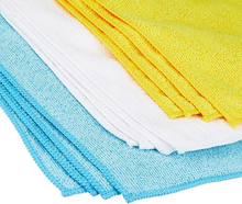 Carica l'immagine nel visualizzatore di Gallery, - Panni per La Pulizia in Microfibra, 30 X 41 Cm, Confezione Da 12