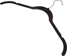 Carica l'immagine nel visualizzatore di Gallery, - Gruccia in Velluto per Abiti E Camicie, 30 Pezzi, Nero