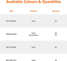 Carica l'immagine nel visualizzatore di Gallery, - Grucce Appendiabiti in Acciaio Inox, Confezione Da 20