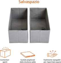 Carica l'immagine nel visualizzatore di Gallery, - Organizer in Tessuto per Cassetto, Set Di 6