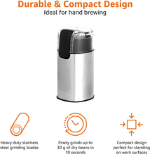 Carica l'immagine nel visualizzatore di Gallery, - Macinacaffè Elettrico in Acciaio Inossidabile