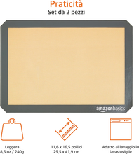 Carica l'immagine nel visualizzatore di Gallery, - Tappetini Da Forno in Silicone, Set Da 2 Pezzi
