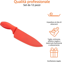 Carica l'immagine nel visualizzatore di Gallery, - Set Di Coltelli Colorati, 12 Pezzi