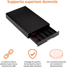 Carica l'immagine nel visualizzatore di Gallery, - Cassetto per Capsule per Nespresso, Capacità: 50 Capsule