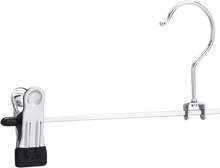 Carica l'immagine nel visualizzatore di Gallery, - Grucce in Metallo Con Pinze, per Gonne E Pantaloni - Confezione Da 20