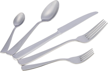 Carica l'immagine nel visualizzatore di Gallery, - Servizio Di 20 Posate in Acciaio Inox Con Bordo Squadrato per 4 Persone